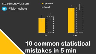 Ten Statistical Mistakes in 5 Min [upl. by Tremain]