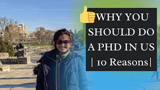 10 BENEFITS OF DOING A PhD in the US [upl. by Yasnyl]