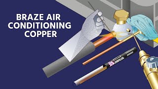 How to Braze Air Conditioning Copper [upl. by Leiru]