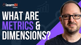 What Are Metrics amp Dimensions  BI For Beginners [upl. by Fabriane]