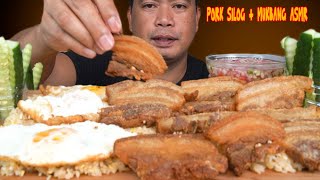 PORK SILOG  ASMR MUKBANG [upl. by Assirat]