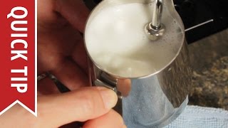 How to AutoFroth Milk for Lattes [upl. by Anehta706]