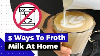 How To Froth Milk At Home Best Milk Frothers Review [upl. by Ahtabat]