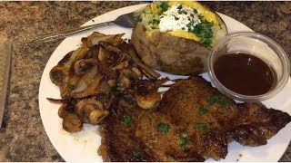 How to make a Juicy Rib Eye Steak [upl. by Alilad]