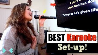 Singing Hack Karaoke Setup for Singers [upl. by Etoile]