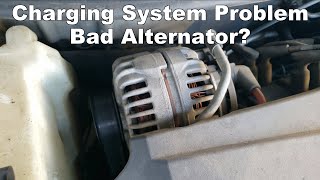 Diagnosing Alternator Problems  Service Charging System Message Fix [upl. by Smada6]