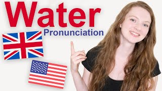 How to Pronounce quotWaterquot in British English and American English [upl. by Ailerua]