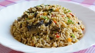 Pilaf de orez cu ciuperci  JamilaCuisine [upl. by O'Grady]