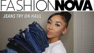 FASHION NOVA JEANS TRY ON HAUL  THE PERFECT JEANS FOR SPRING 2020 [upl. by Eileme]