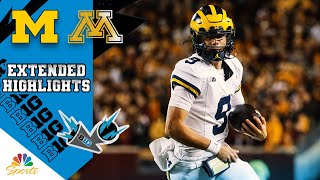 Michigan vs Minnesota  EXTENDED HIGHLIGHTS  1072023  NBC Sports [upl. by Michelsen]