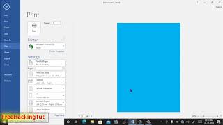 How to apply and print word document with full background color [upl. by Akiehsat710]