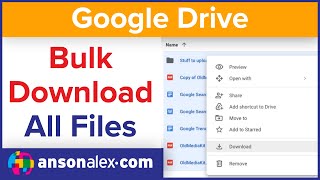 Download Entire Google Drive Folder to Computer [upl. by Kciderf]