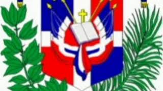 Himno Nacional Dominicano Quisqueyanos valientes alcemos Hermosas entonar estas notas [upl. by Blackmore639]