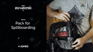 How To Splitboard Packing A Backpack [upl. by Huesman559]