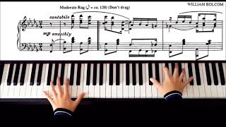 Graceful Ghost Rag  Piano Tutorial with Sheet Music [upl. by Custer]