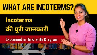 INCOTERMS 2020  Incoterms Explained in Hindi with Chart [upl. by Aihsemot]