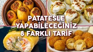 👉🥔 BİR DAHA TARİFİNİ ARAMAZSINIZ Patatesle Yapabileceğiniz 8 Farklı Tarif [upl. by Nelle100]