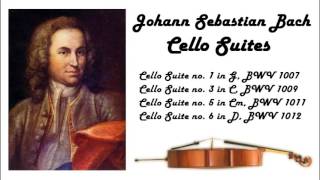 Johann Sebastian Bach  Cello suites in 432 Hz great for reading or studying [upl. by Hanshaw659]