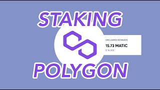 Tutorial Cara Staking Polygon MATIC  Live Staking [upl. by Alphonsine]