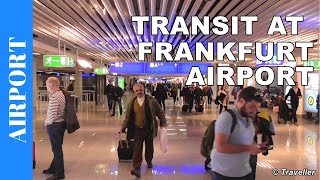 TRANSIT WALK AT FRANKFURT Airport FRA Terminal 1  Connection Flight Transfer Arriving amp Departing [upl. by Suehtomit]