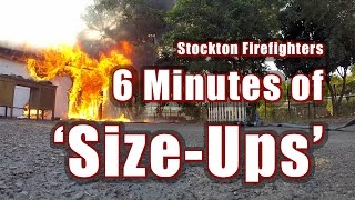 The SizeUp Volume 1 • 6 Minutes of Size Ups • Stockton Firefighters [upl. by Mort214]