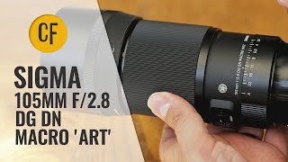 Sigma 105mm f28 DG DN Macro Art lens review Fullframe amp APSC [upl. by Wilkison571]