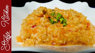 Pilaf de orez cu legume si pui  reteta pilaf de orez simpla  Stefys Kitchen ✅ [upl. by Eesdnyl]