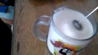 Aerolatte Review Frothing Cold Milk In Under 1 Minute [upl. by Meit]